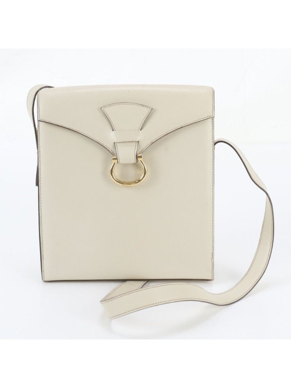 Celine Horseshoe Leather Shoulder Bag